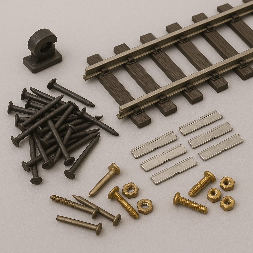 Accessori per armamento binari per modellismo ferroviario