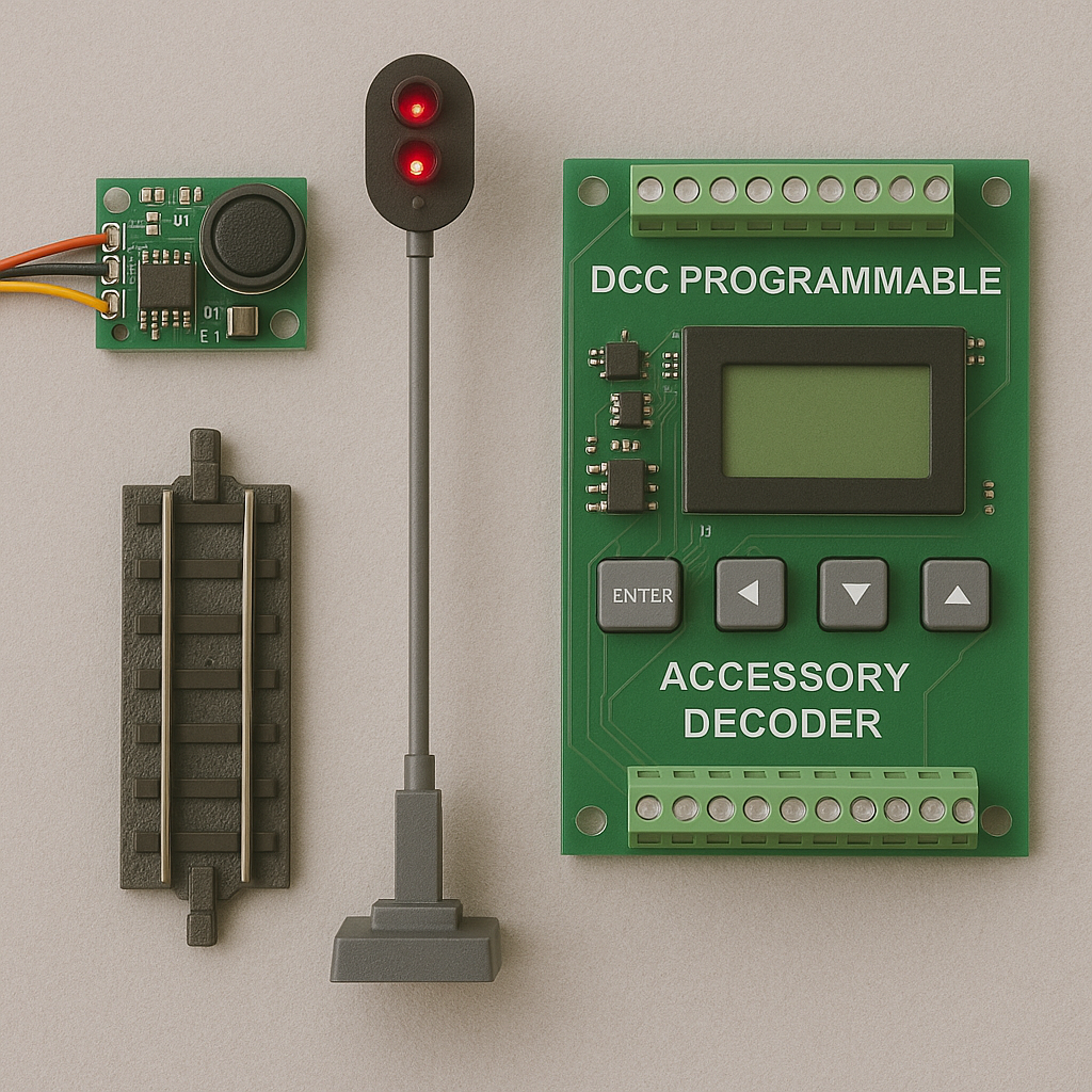Moduli digitali e retrazioni per modellismo ferroviario