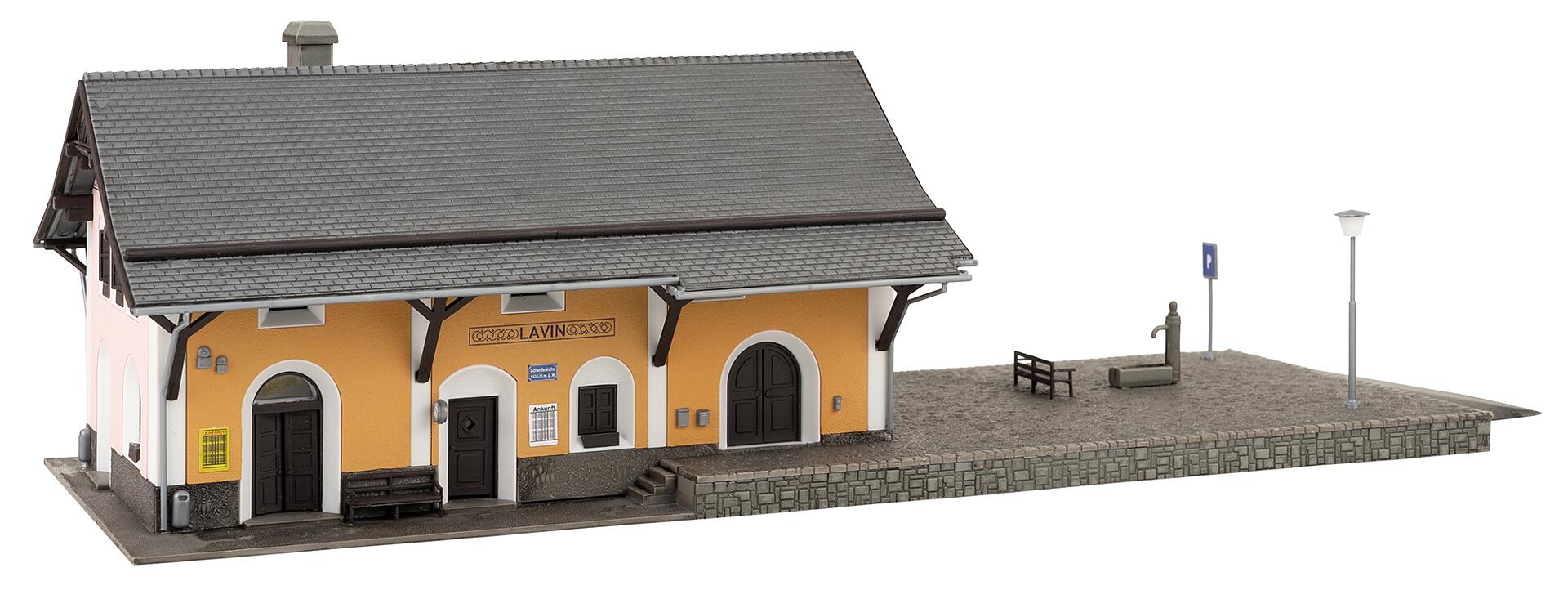 Stazione Lavin scala H0 Faller 110134