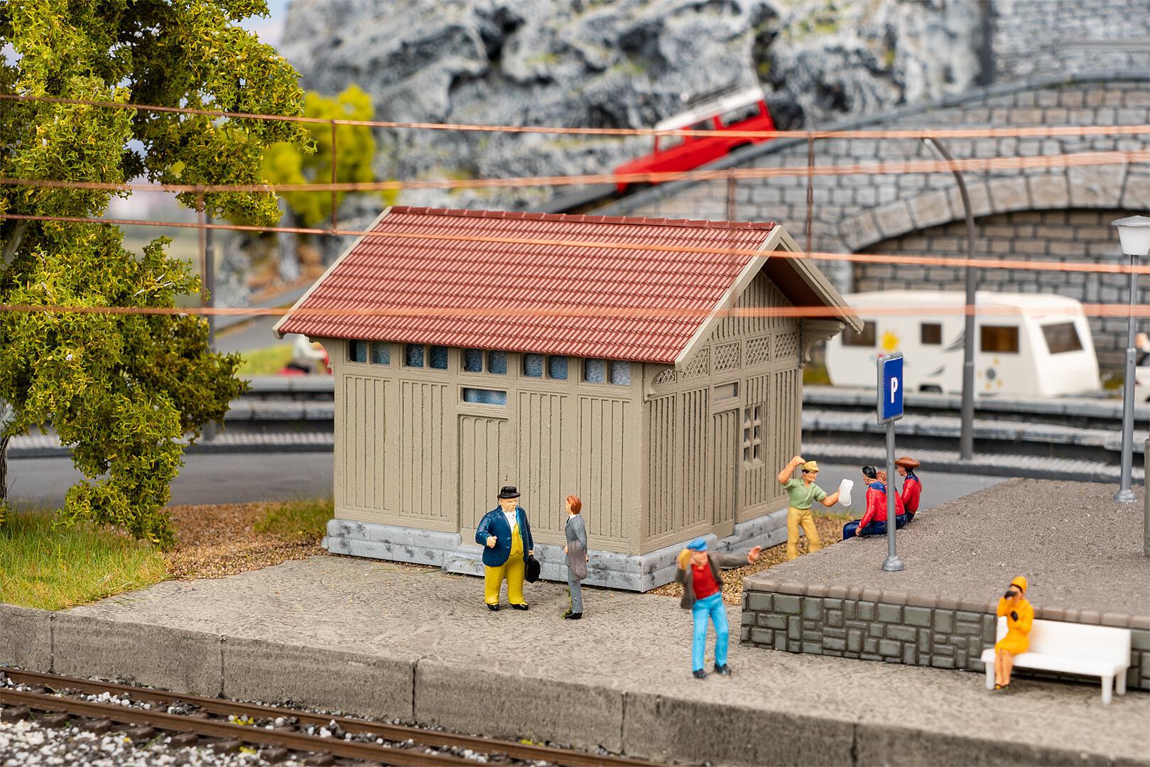 Toilette per Stazioni scala H0 Faller 120307