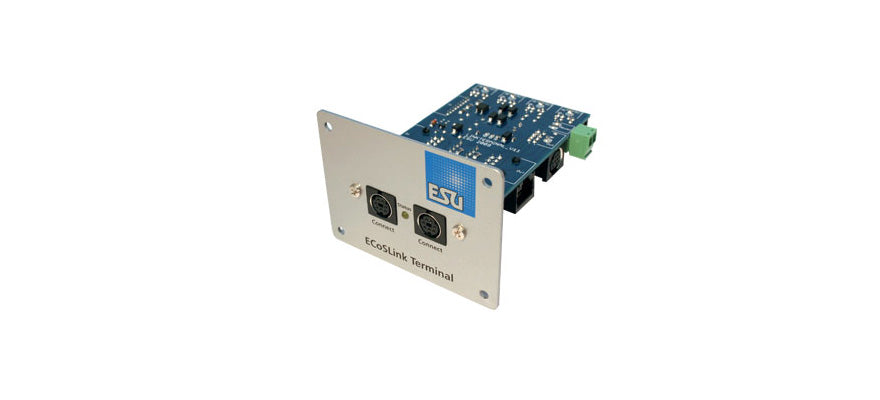 Scheda di distribuzione bus terminale ECoSLink, 6 prese Connect, con cavo da 0,9 m ESU 50099