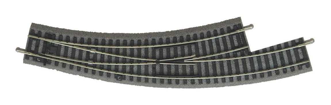 Piko 55422 Scala H0 deviatoio curvo con massicciata, sinistro BWL