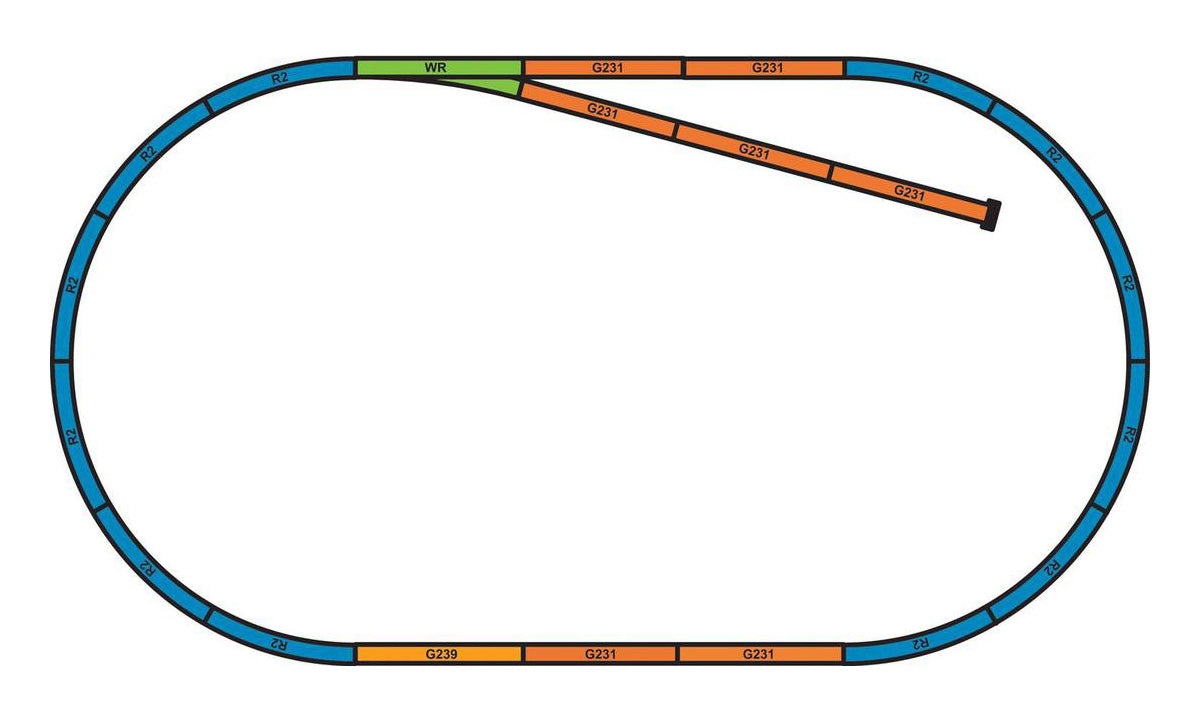Piko 55366 Scala H0  massicciata per set A-track A+B
