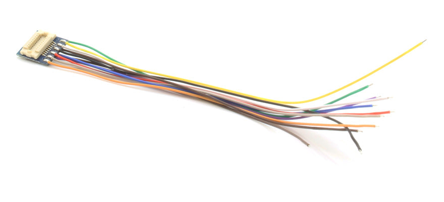 ESU 51993 Cavo adattatore, presa Next18 a 18 pin per fili scoperti, 88 mm, con guaina termorestringente