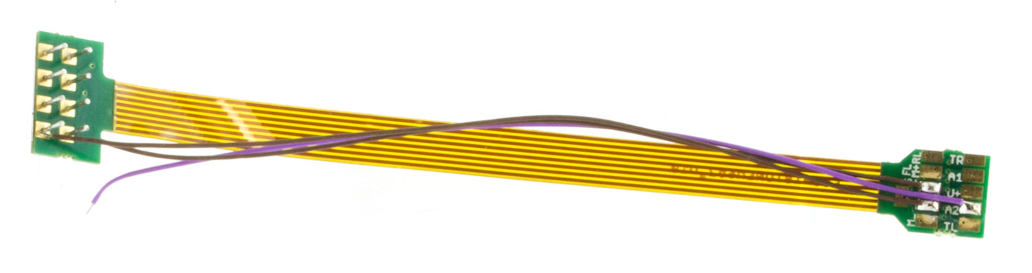 ESU 51995 Scheda adattatore, presa Next-18 a 18 pin per NEM652 a 8 pin, flessibile, 88 mm, con guaina termorestringente