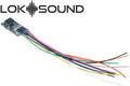 ESU 58813 LokSound 5 micro DCC/MM/SX/M4 "decoder vuoto", fili singoli, con altoparlante 11x15mm, scartamento: N, TT, H0