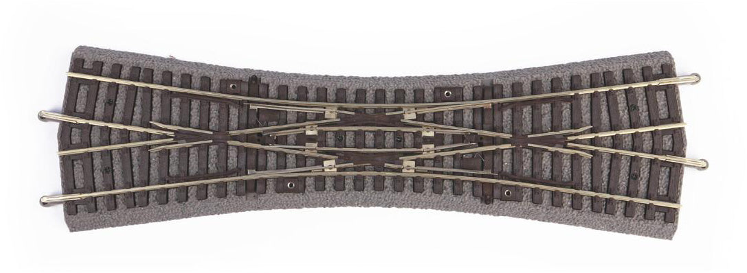 Piko 55424 Scala H0 Doppio interruttore a croce DKW con alimentatore