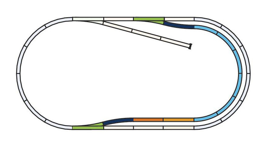 Piko 55320 Scala H0 Estensione traccia A-track Set-C