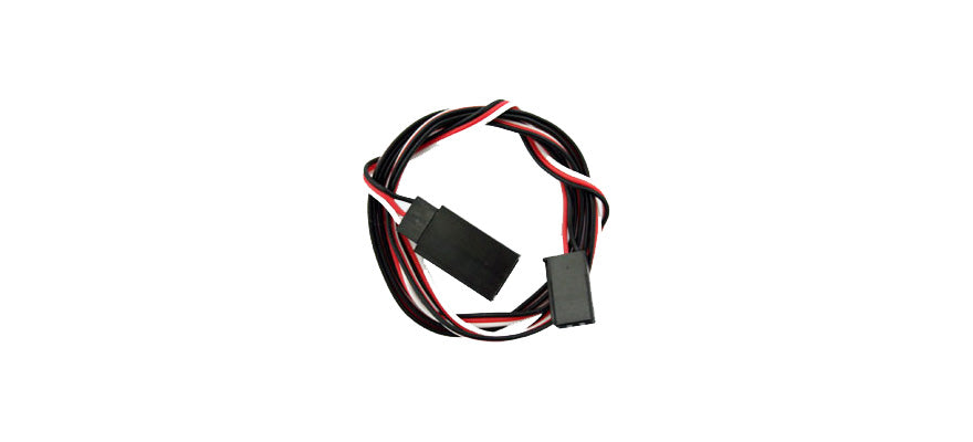 ESU 51810 Cavo di prolunga per servo, spina J/R a 3 poli su presa J/R / Futaba, lunghezza: 75 cm