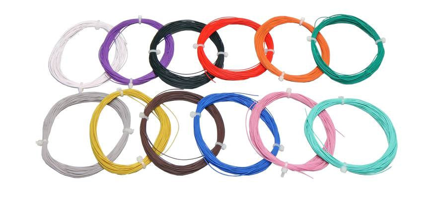 Cavo altamente flessibile diametro 0,5 mm, AWG36,  da 10 m  ESU