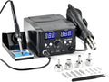 Stazione Saldante Dgitale SMD 2 in 1  CREWORKS 750W per modellismo ferroviario