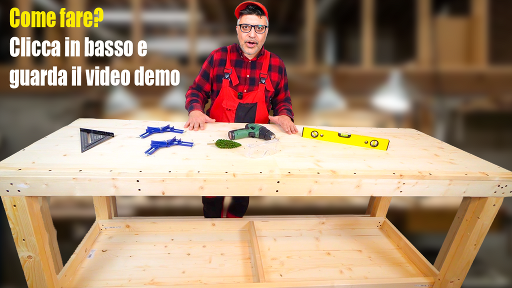 Tavolo per Modellismo Ferroviario e Banco da Lavoro 100x60x110 cm