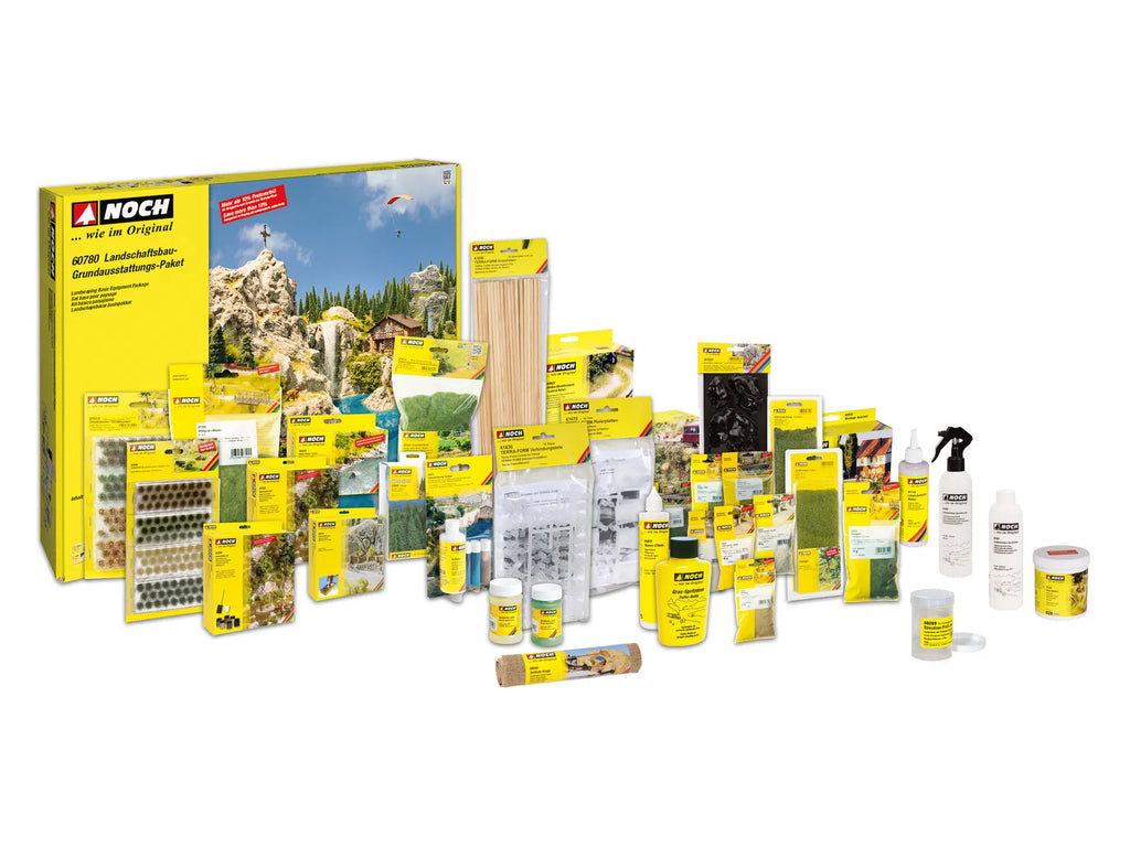 NOCH 60780 Pacchetto di attrezzature di base per il Layout Naturale