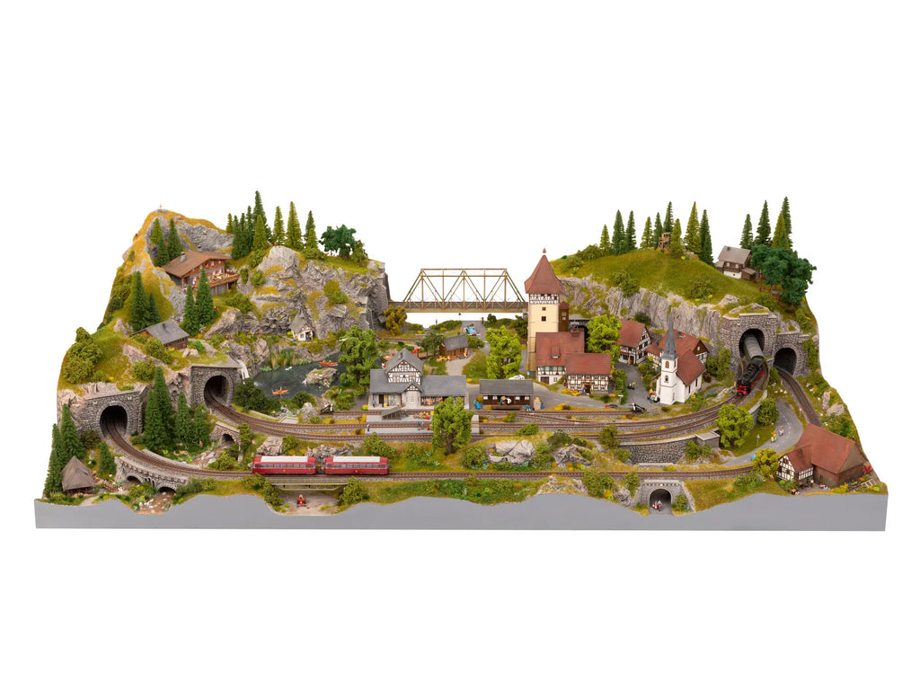 NOCH 53600 easy TRACK Kit di percorso ferroviario "Karlsberg"