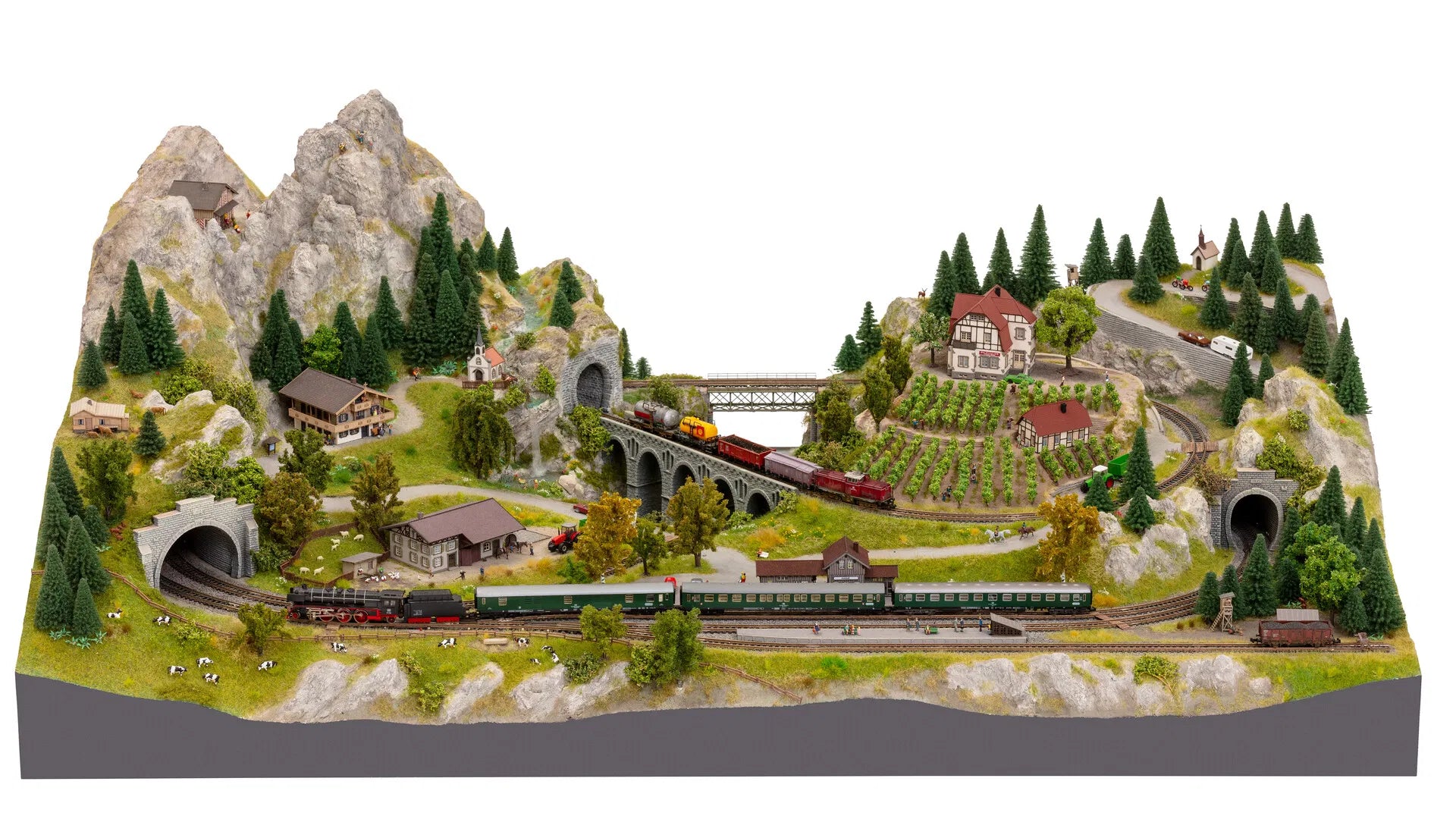 NOCH 53700 easy TRACK Kit di percorso ferroviario "Mittelberg"