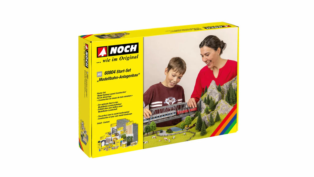 NOCH 60804 Set di partenza "Costruzione di plastici ferroviari"