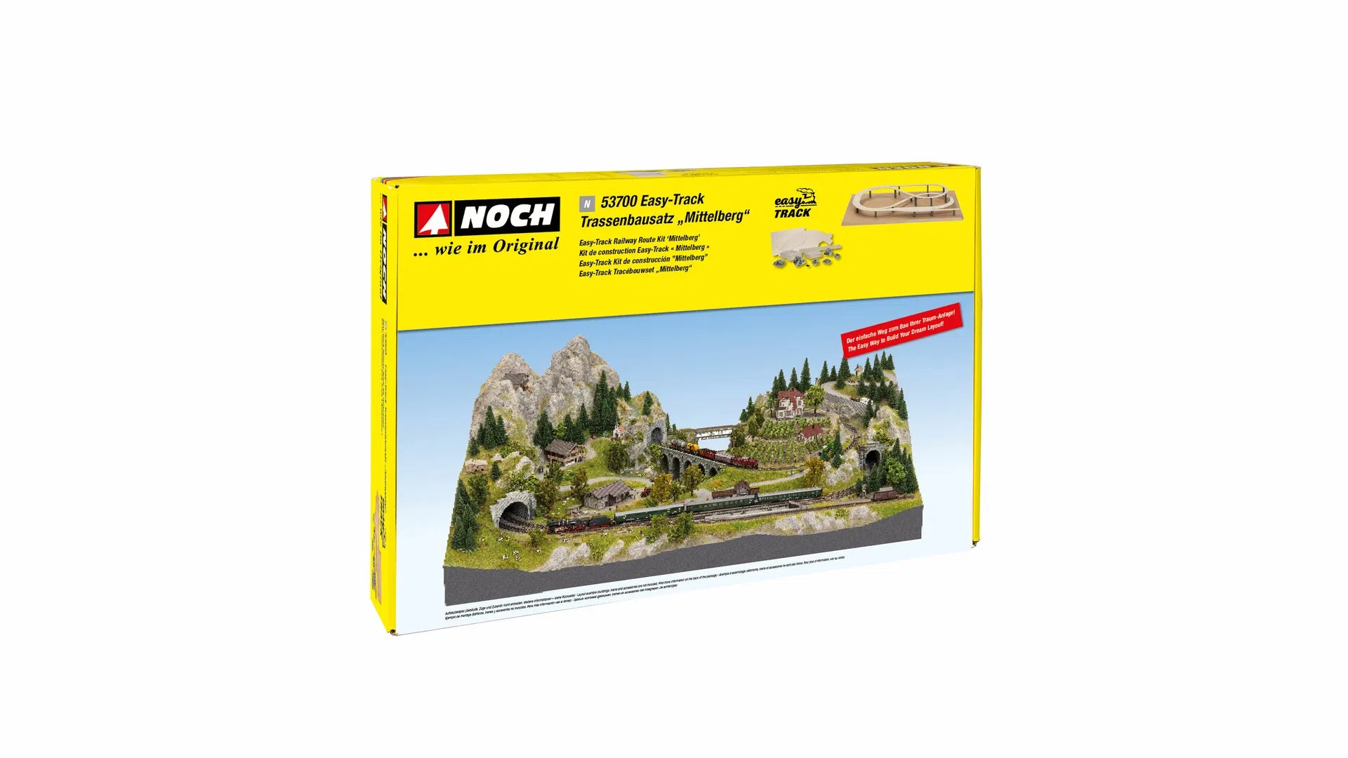 NOCH 53700 easy TRACK Kit di percorso ferroviario "Mittelberg"