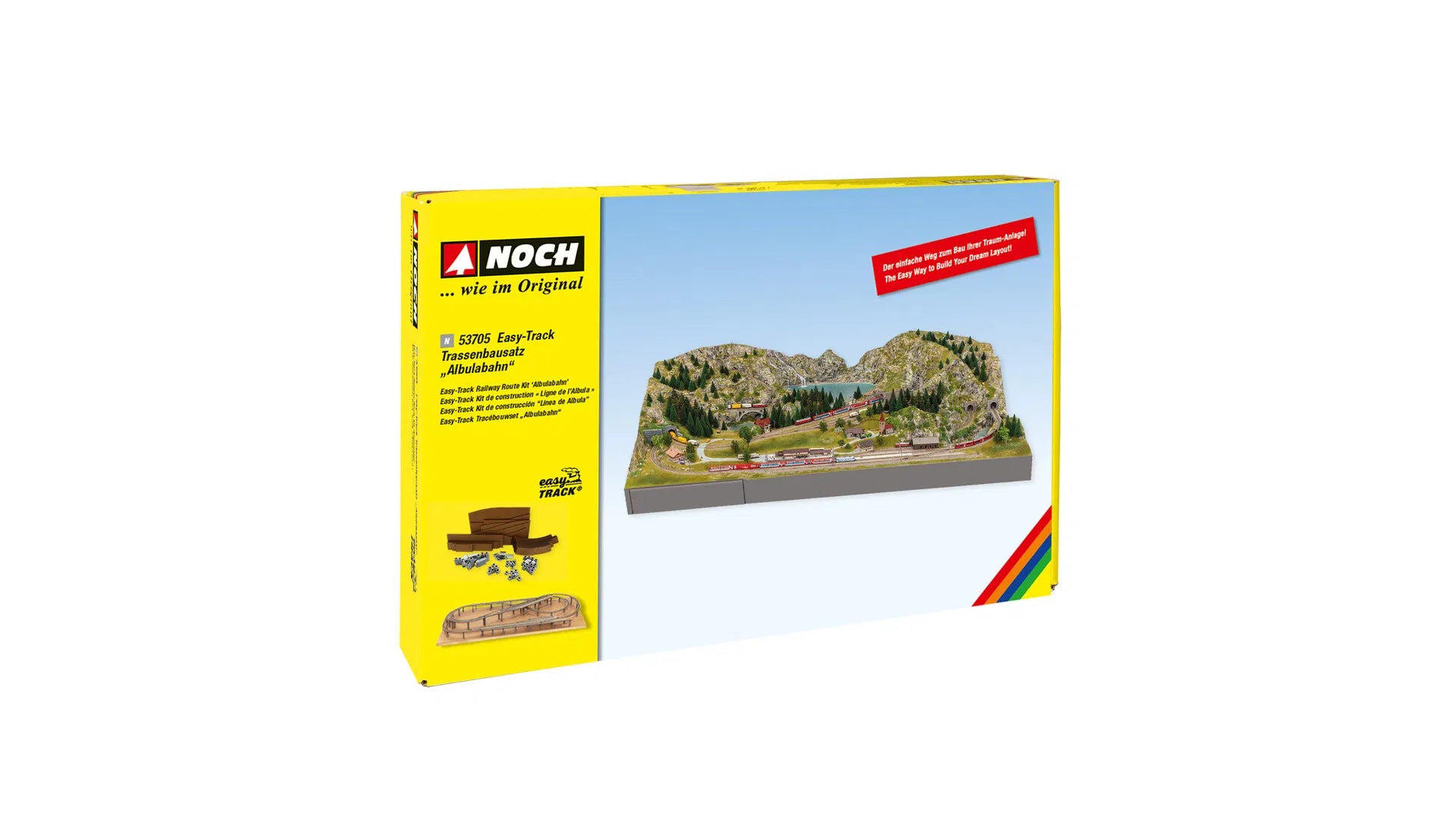 NOCH 53705 easy TRACK Kit di percorso ferroviario Linea ferroviaria dell'Albula