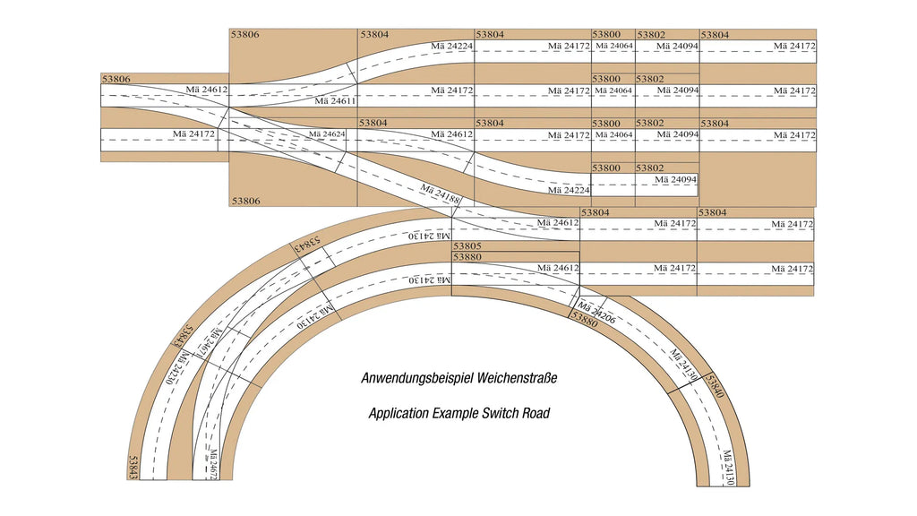 NOCH 53844 Percorso facile TRACK, curvo, R2_R3
