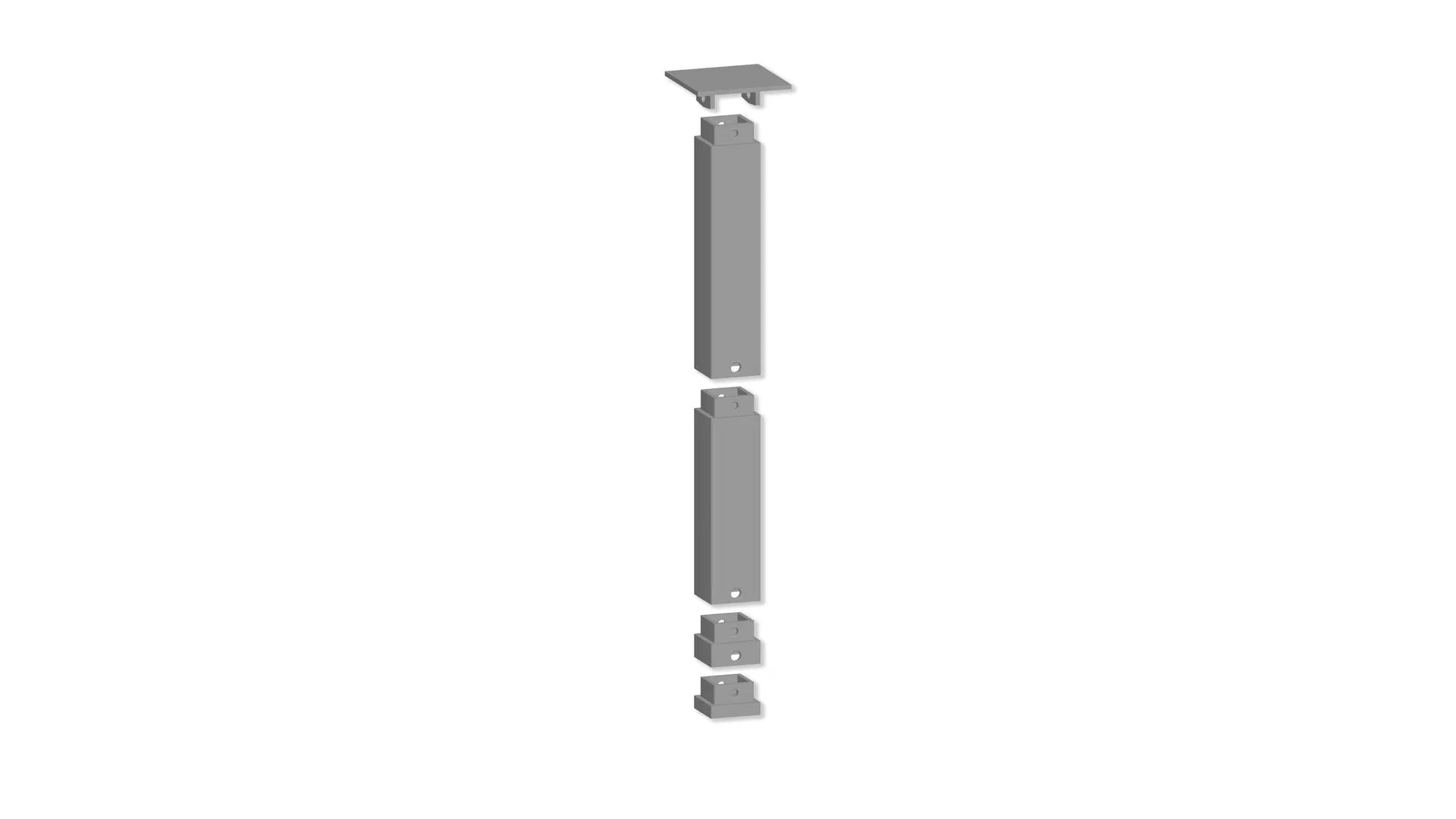 NOCH 53942 easy TRACK Set di pilastri, superiore