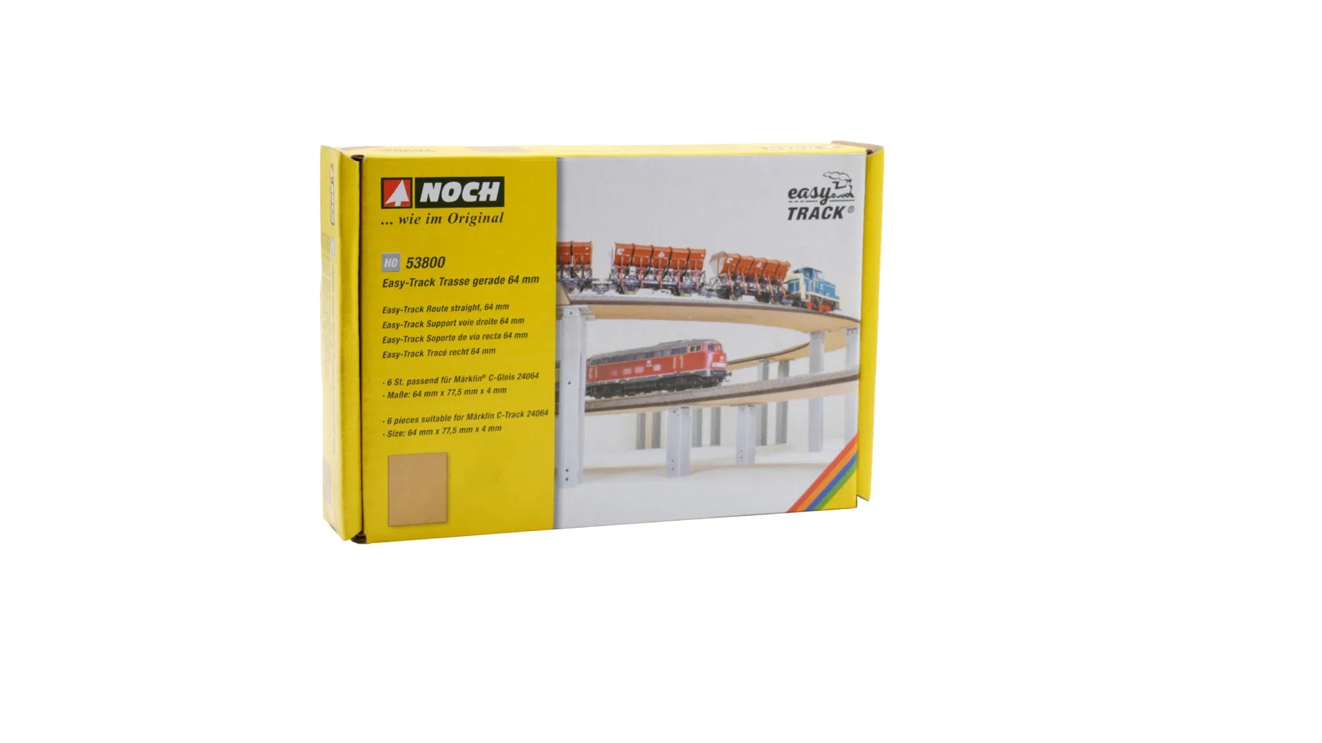 NOCH 53800 PISTA Percorso dritto, 64 mm