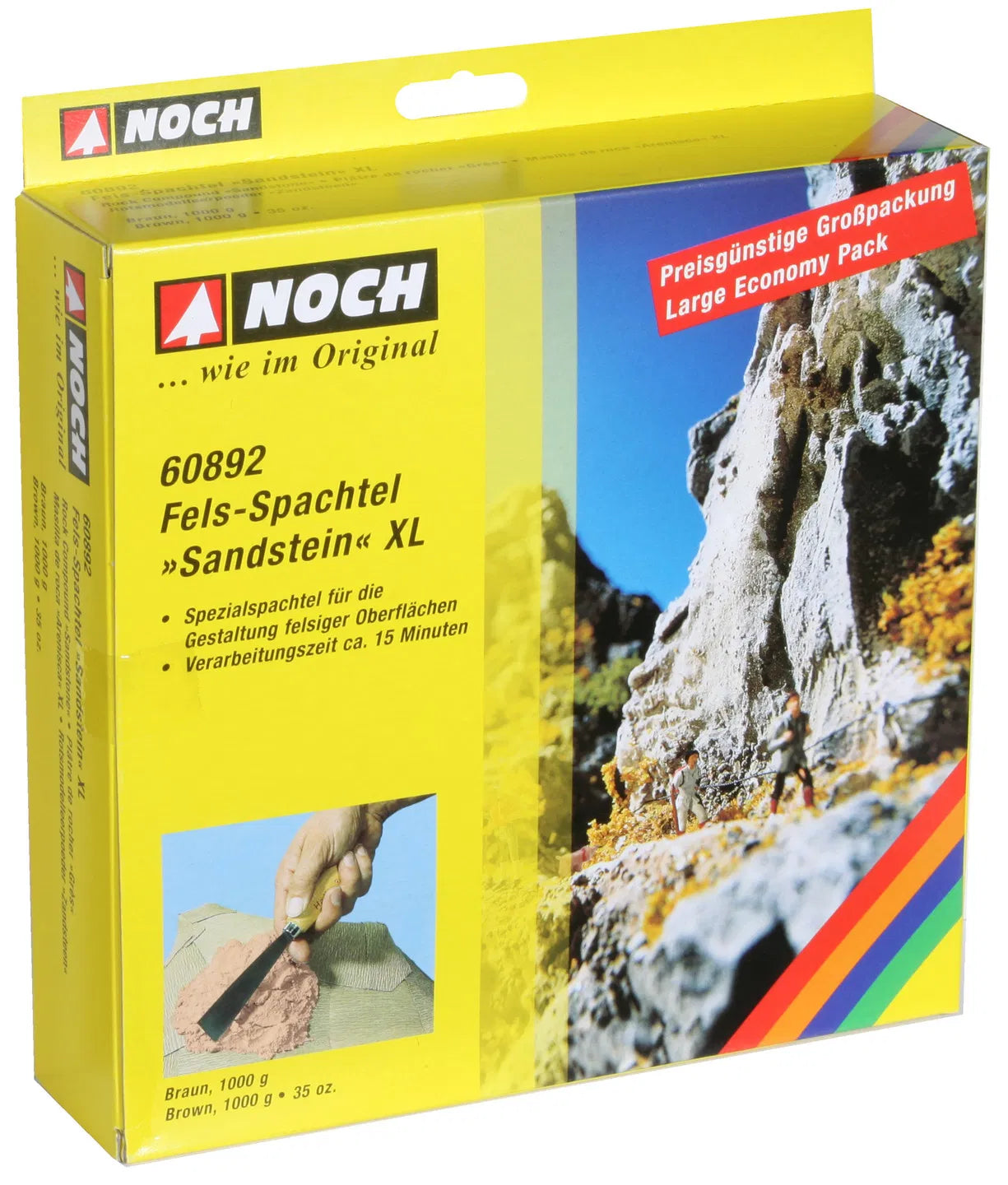 NOCH 60892 Composto Rock XL "Arenaria" Marrone, 1.000 g