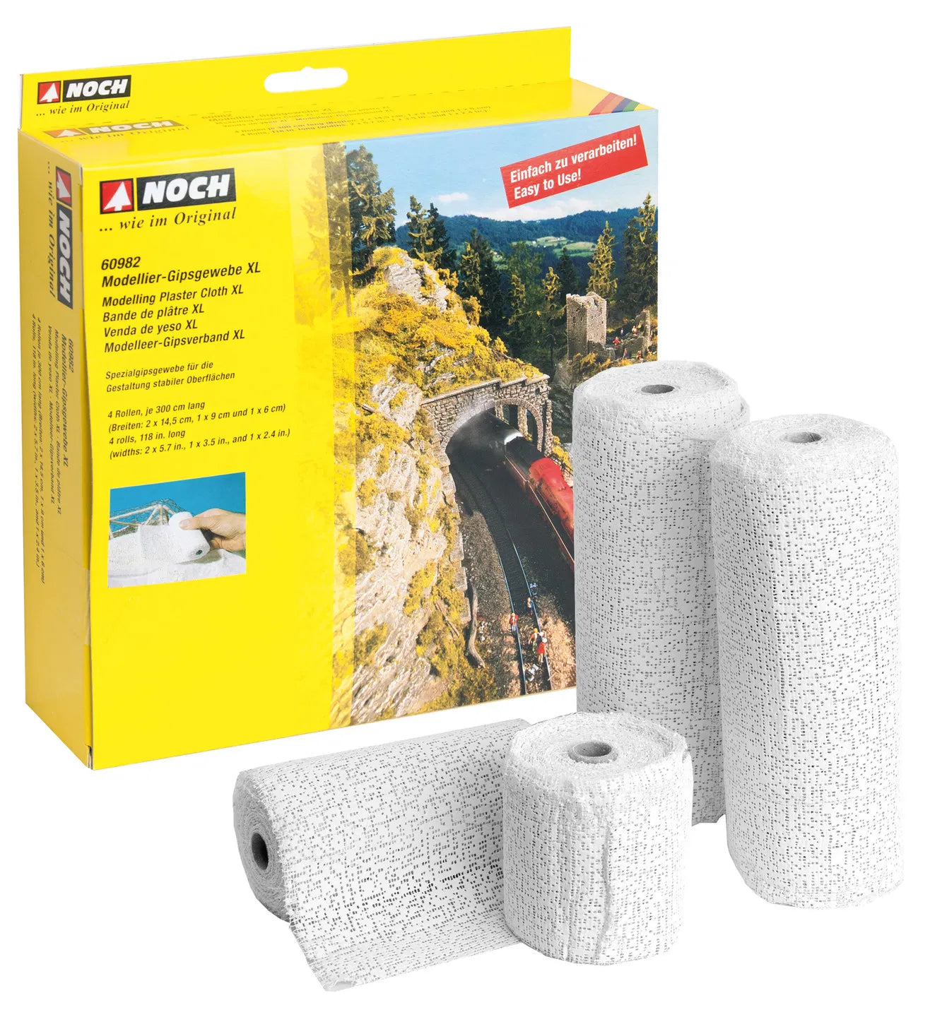 NOCH 60982 Panno in gesso per modellare XL