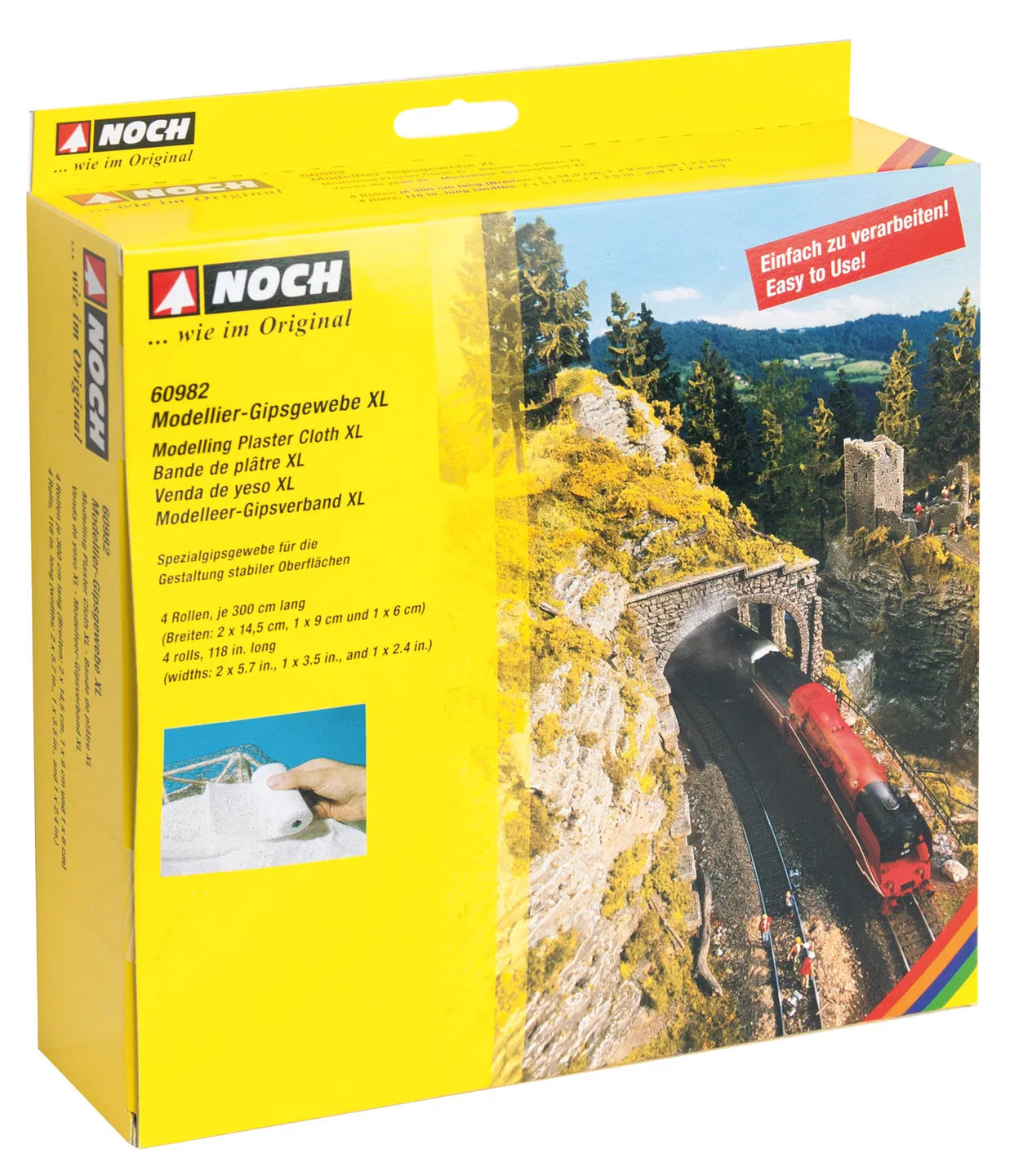 NOCH 60982 Panno in gesso per modellare XL